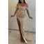 Elegant Off Shoulder Mermaid Side Slit Satin Long Bridesmaid Dresses Online, BG616