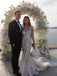 Gorgeous Applique Mermaid Long White Wedding Dress with Trailing, WD0527