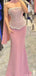 Elegant Pink Sweetheart Mermaid Long Prom Dress Ideas, Evening Party Dresses, OLP1636
