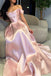Classy Off-Shoulder Satin Prom Dress A-Line Floor Length Evening Gown,OLP1816