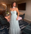 Elegant Green Sweetheart A-Line Long Prom Dress Ideas, Evening Party Dresses , OLP1218