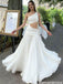 Unique White One Shoulder Prom Dress Cutout Ruched Chiffon Sexy Formal Gown,OLP2071