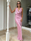 Gorgeous Pink Sheath Long Party Dress Prom Dresses,Evening Dress Online,OLP1731