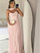 Simple Sweetheart Sleeveless A-line Satin Long Evening Prom Dresses Online, OLP747