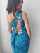 Shiny One-shoulder Sleeveless Short Sequin Mermaid Homecoming Dresses For Party Online, HD0807