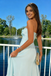 Dreamy Light Blue Strapless Chiffon Prom Gown Featuring 3D Floral Motif,OLP2109