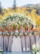 Mismatched Elegant Halter Sweetheart A-line Sleeveless Bridesmaid Dresses Online, BG387
