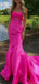 Elegant Pink Sweetheart Mermaid Long Prom Dress Ideas, Evening Party Dresses, OLP1466