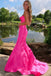 Elegant Pink Sweetheart Mermaid Long Prom Dress Ideas, Evening Party Dresses, OLP1466