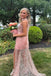 Unique Pink Sweetheart Mermaid Long Prom Dress Ideas, Evening Party Dresses, OLP1578