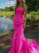 Elegant Pink Sweetheart Mermaid Long Prom Dress Ideas, Evening Party Dresses, OLP1466