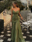 Unique Green Sweetheart Mermaid Long Prom Dress Ideas, Evening Party Dresses, OLP1496