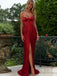 Unique Red Evening Gown Sexy Strapless Sweetheart Neck Floor-Length Dress,OLP1831