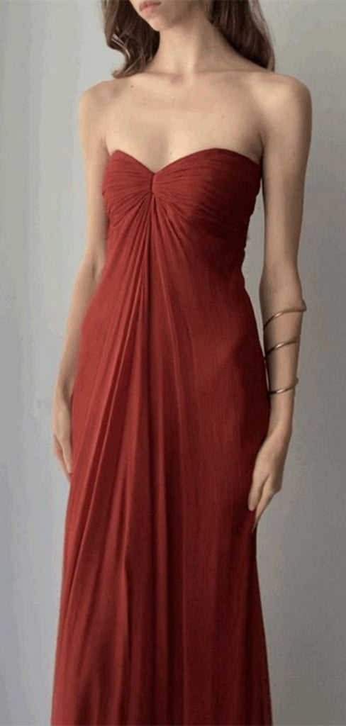 Soft Sweetheart Sleeveless Mermaid Chiffon Evening Prom Dresses Online, OLP1107