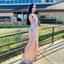 Sparkly Sequins V-neck Sleeveless Mermaid Long Bridesmaid Dresses Online, BG432