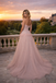 Fancy Sweetheart Neck Prom Dress Glitter Tulle Evening Gown with 3D Flowers,OLP1904