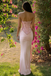 Fancy Pink Strapless Sequin Corset Formal Dress with Elegant Draped Skirt,OLP1989