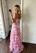 Elegant Pink Sweetheart Sleeveless Mermaid Satin Evening Prom Dresses Online, OLP917