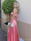 Soft Sweetheart Sleeveless Mermaid Satin Long Evening Prom Dresses Online, OLP778