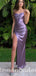 Elegant Purple Spaghetti Strap  Mermaid Long Prom Dresses,Evening Dress Online,OLP1732