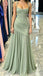 Stunning Burgundy Chiffon Mermaid Gala Gown Sleeveless Ruched Prom Dress,OLP2316