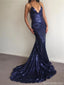Charming Sexy Spaghetti Straps Mermaid Prom Dresses,Sparkly New Unique Design Prom Dress, PD0320