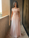 Elegant Off-shoulder Sleeveless Mermaid Chiffon Long Evening Prom Dresses Online, OLP654