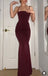 Sexy Spaghetti Strap Sleeveless Mermaid Jersey Evening Prom Dresses Online, OLP1111