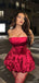 Sexy Red Sweetheart A-Line Short Homecoming Dresses For Birthday Party,HD1165