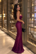 Sexy Purple Spaghetti Strap Sequined Long Prom Dress,OLP2490