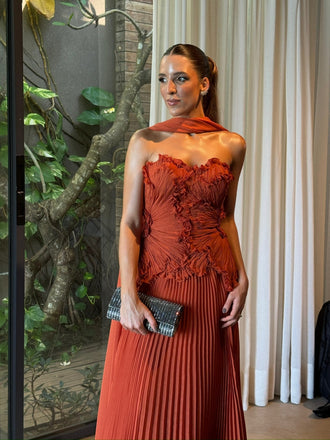 Elegant Applique Orange Sweetheart A-Line Long Prom Dress Ideas, Evening Party Dresses, OLP1505