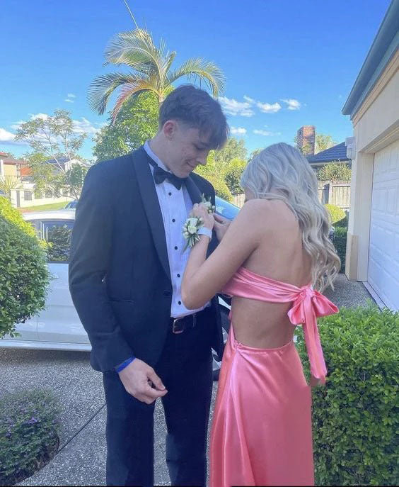 Sexy Strapless A-line Long Party Dress Prom Dresses,Evening Dress Online,OLP1730