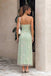 Modern Sage Green Floral Embroidered Midi Prom Dress with Sweetheart Neckline,OLP2382