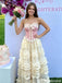 Unique Corset Top Prom Dress with Ruffled Tulle Skirt Beautiful Tea Length,OLP2286