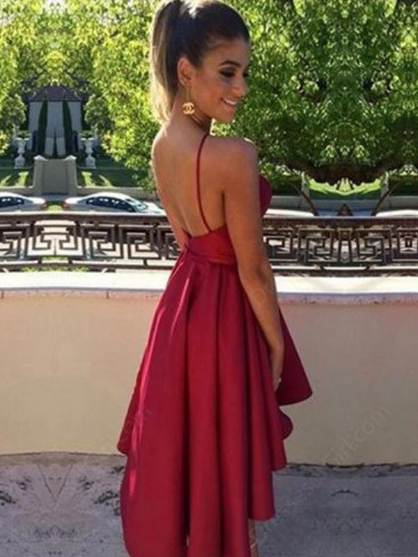 Sexy Halter Sleeveless Short A-line Jersey Homecoming Dresses For Party Online, HD0948