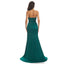 Sweetheart Strapless Mermaid Side Slit Soft Satin Long Bridesmaid Dresses, PD218