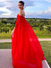 Charming Sweetheart Sleeveless A-line Chiffon Long Evening Prom Dresses Online, OLP724