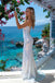 Sparkly Spaghetti Straps Mermaid V-neck Long Prom Dresses Online, OL709