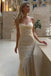 Vintage Spaghetti Strap Sleeveless Mermaid Satin Long Prom Dresses Online, OLP624