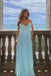 Soft Sweetheart Sleeveless A-line Tulle Long Evening Prom Dresses Online, OLP790