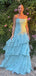 Simple Sweetheart Sleeveless Mermaid Satin Long Evening Prom Dresses Online, OLP776