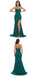 Sweetheart Strapless Mermaid Side Slit Soft Satin Long Bridesmaid Dresses, PD218