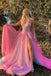 Elegant Sweetheart Sleeveless A-line Sequin Long Evening Prom Dresses Online, OLP684