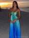 Colorful Sweetheart Sleeveless Mermaid Satin Evening Prom Dresses Online, OLP1036