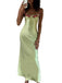 Elegant Spaghetti Straps Flora Mermaid Sage Evening Prom Dress Online, OL158