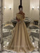 Formal Gown Sweetheart Sleeveless A-line Satin Long Prom Dresses Online, OLP592