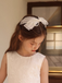 Elegant Lace & Pearl Bow Hair Clip for Flower Girls – Wedding & Party Hair Accessory