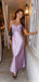Sexy Purple V-Neck Mermaid Long Prom Dress Ideas, Evening Party Dresses, OLP1472