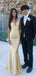 Elegant Champagne Satin Formal Evening Gown Slim Fit Mermaid Style Sleeveless Prom Dress,OLP1753