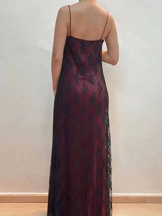 Elegant Red Spaghetti Strap Mermaid Long Prom Dress Ideas, Evening Party Dresses, OLP1306